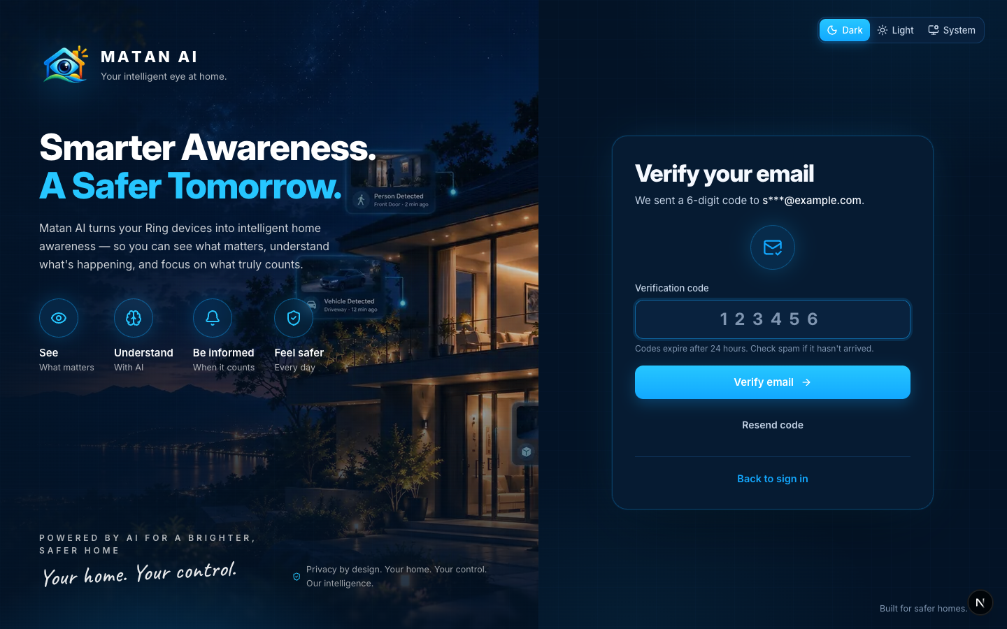 Verify email